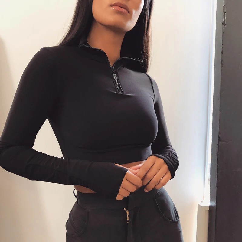 MVA Long Sleeve Zipper High Neck Elastic Sexy Crop Tops Shorts 2-pieces 2021 Summer Autumn Women Fashion Casual Sports Sets
MVA Long Sleeve Zipper High Neck Elastic Sexy Crop Tops Shorts 2-pieces 2021 Summer Autumn Women Fashion Casual Sports Sets