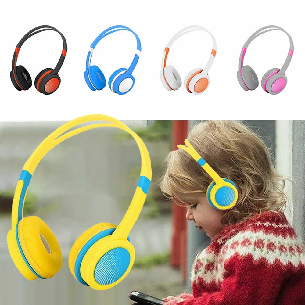 Soft Silicone Wired Headphones Cute Kids Headphones Over-Ear Headset Adjustable Music Earphone 3.5mm Earphone for Computer Mp3
Soft Silicone Wired Headphones Cute Kids Headphones Over-Ear Headset Adjustable Music Earphone 3.5mm Earphone for Computer Mp3
