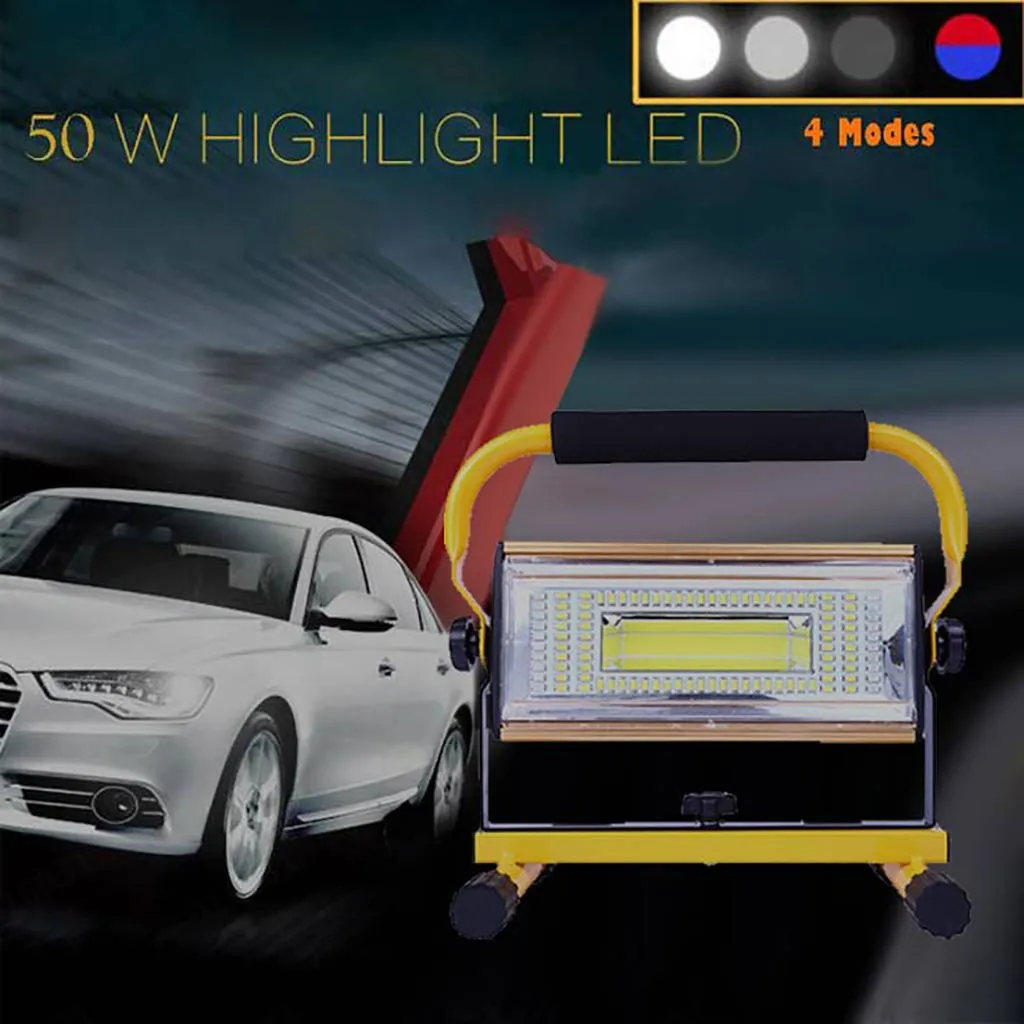 50w Led Rechargeable Cordless Mobile High Brightness Portable Workplace Floodlight Camping Fishing Searchlight
50w Led Rechargeable Cordless Mobile High Brightness Portable Workplace Floodlight Camping Fishing Searchlight