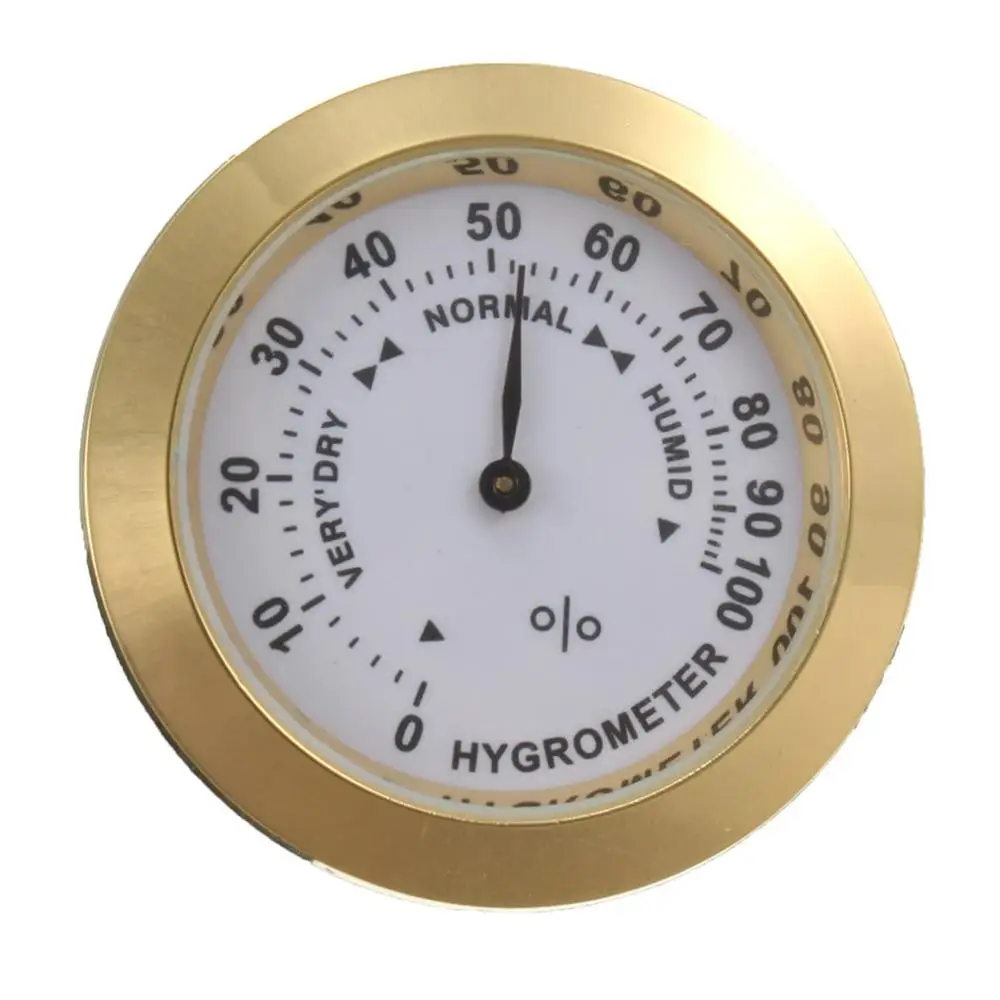 Brass Analog Hygrometer Cigar Tobacco Humidity Gauge & Glass Lens For Humidors Smoking Humidity Sensitive Gauge
Brass Analog Hygrometer Cigar Tobacco Humidity Gauge & Glass Lens For Humidors Smoking Humidity Sensitive Gauge