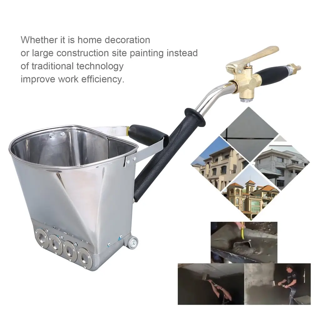 Wall Mortar Sprayer Gun Stucco Shovel Hopper Ladle Cement Spray Gun Air Stucco Sprayer Plaster Hopper With Handle
Wall Mortar Sprayer Gun Stucco Shovel Hopper Ladle Cement Spray Gun Air Stucco Sprayer Plaster Hopper With Handle