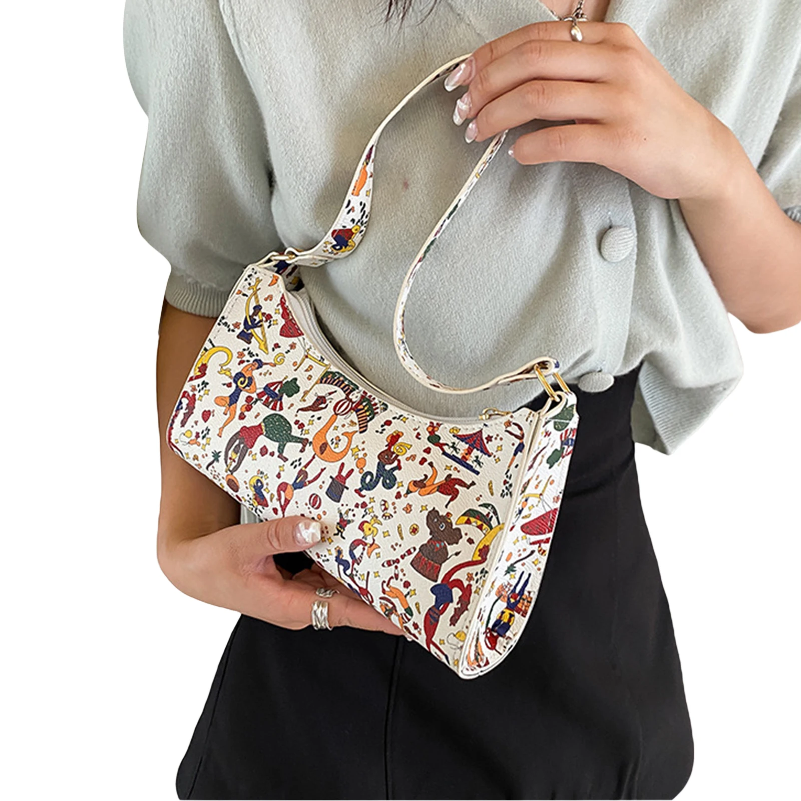 2021 Classic Women Baguette Shoulder Bag Printed Women Handbag Lightweight Clutch with Handle
2021 Classic Women Baguette Shoulder Bag Printed Women Handbag Lightweight Clutch with Handle