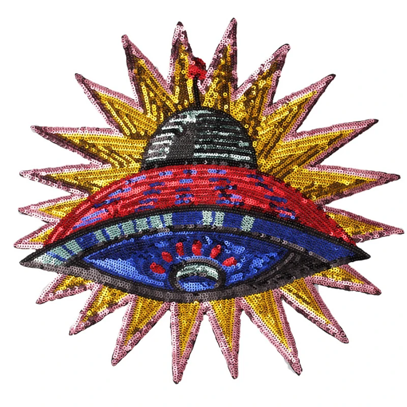 New Arrival Planet Spaceship Sequin Embroidery Patches Iron On Clothing Or Jeans Sewing Supplies Decorative Patches EP2029
New Arrival Planet Spaceship Sequin Embroidery Patches Iron On Clothing Or Jeans Sewing Supplies Decorative Patches EP2029