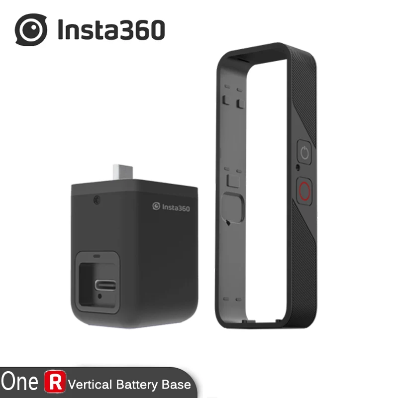 Оригинальный Вертикальный Аккумулятор Insta360 ONE R с вертикальным бампером чехол