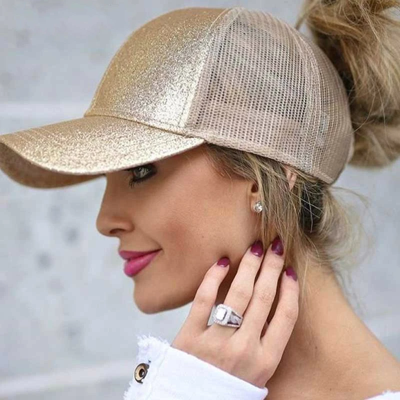 2020 Glitter Ponytail Baseball Cap Women Snapback Dad Hat Mesh Trucker Caps Messy Bun Summer Hat Female Adjustable Hip Hop Hats
2020 Glitter Ponytail Baseball Cap Women Snapback Dad Hat Mesh Trucker Caps Messy Bun Summer Hat Female Adjustable Hip Hop Hats