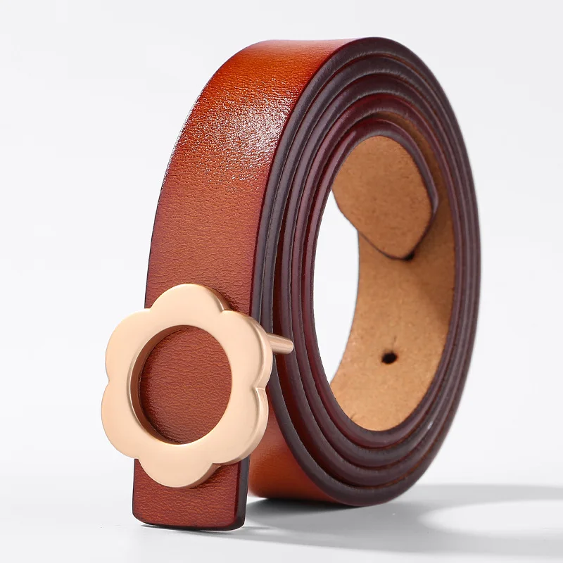 Fashion Womens Leather Belts with Metal Buckle Waist Belt for Jeans Pants 
Fashion Womens Leather Belts with Metal Buckle Waist Belt for Jeans Pants