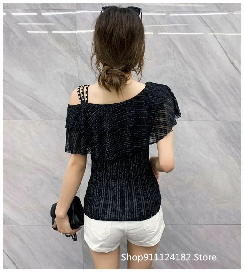 European Station Summer Heavy Industry Hot Drilling Mesh Short-Sleeved shirt Female European All-Match Thin Western-Style Blouse
European Station Summer Heavy Industry Hot Drilling Mesh Short-Sleeved shirt Female European All-Match Thin Western-Style Blouse