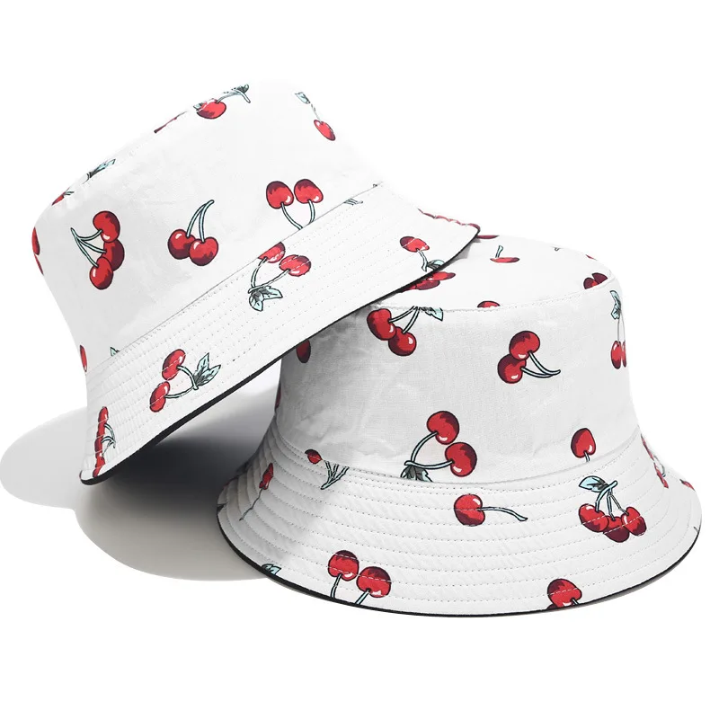 2021 four seasons Cotton Cherry Print Bucket Hat Fisherman Hat Outdoor Travel Sun Cap for Men and Women 519
2021 four seasons Cotton Cherry Print Bucket Hat Fisherman Hat Outdoor Travel Sun Cap for Men and Women 519