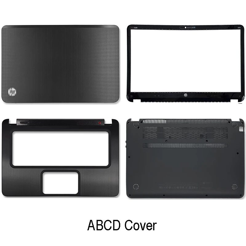 

NEW LCD Back Cover/Front Bezel/Palmrest/Bottom Case Top A B C D Cover For HP Envy 4 ENVY 4-1000 4-1008 4-1040 692381-001 Black​