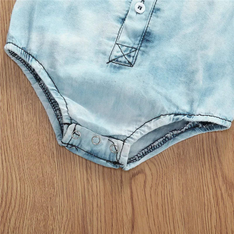 2020 Summer Newborn Toddler Baby Boy Kids Denim Jumpsuit Short Sleeve Button Bodysuit Turn Down Collar Boy Clothes Baby Outfits
2020 Summer Newborn Toddler Baby Boy Kids Denim Jumpsuit Short Sleeve Button Bodysuit Turn Down Collar Boy Clothes Baby Outfits
