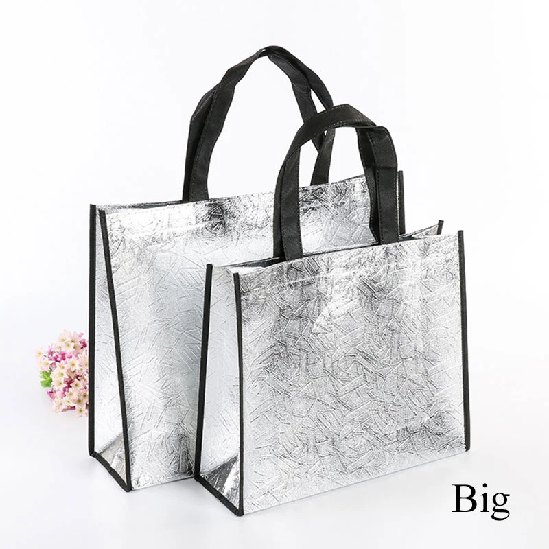 Women Foldable Laser Shopping Bag Reusable Eco Tote Waterproof Fabric Non-woven Shoulder Bags Tote grocery cloth Bags Pouch
Women Foldable Laser Shopping Bag Reusable Eco Tote Waterproof Fabric Non-woven Shoulder Bags Tote grocery cloth Bags Pouch