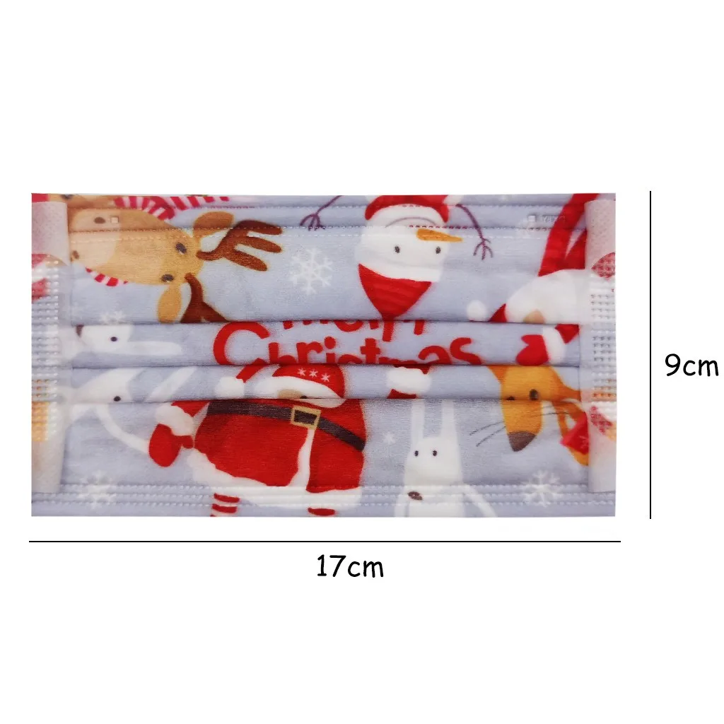 50PCS Adults 3-Layer Disposable Masks Unisex Cartoon Christmas Printing mascarillas Soft Non-woven Personal Health Care Masks
50PCS Adults 3-Layer Disposable Masks Unisex Cartoon Christmas Printing mascarillas Soft Non-woven Personal Health Care Masks