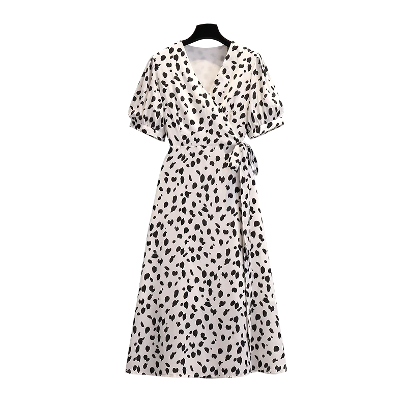 EHQAXIN 2021 Summer Ladies V-Neck Tie Dress French Bellflower Long Skirt Female Sweet Long Floral Short Sleeve Dress M-4XL
EHQAXIN 2021 Summer Ladies V-Neck Tie Dress French Bellflower Long Skirt Female Sweet Long Floral Short Sleeve Dress M-4XL
