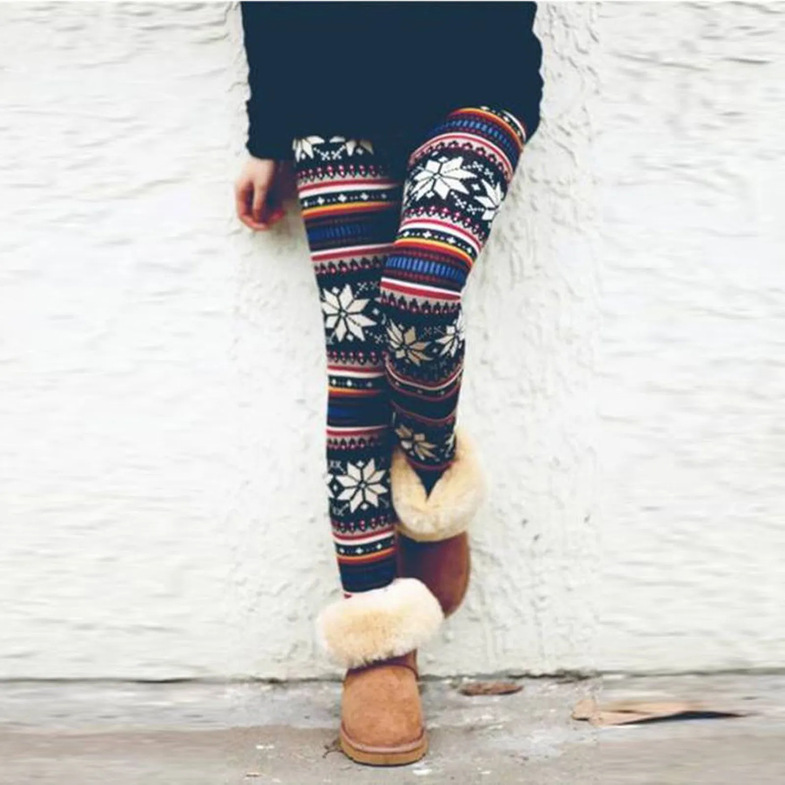 Women Christmas Leggings Pants Snowflake Print Tights Legging Clothing Dropshipping
Women Christmas Leggings Pants Snowflake Print Tights Legging Clothing Dropshipping