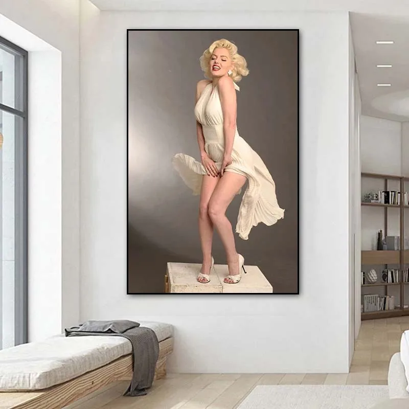 Marilyn Monroe Canvas Painting Sexy Lady Women Posters Wall Art Pictures For Living Room Bedroom Modern Home Decor NO FRAME
Marilyn Monroe Canvas Painting Sexy Lady Women Posters Wall Art Pictures For Living Room Bedroom Modern Home Decor NO FRAME