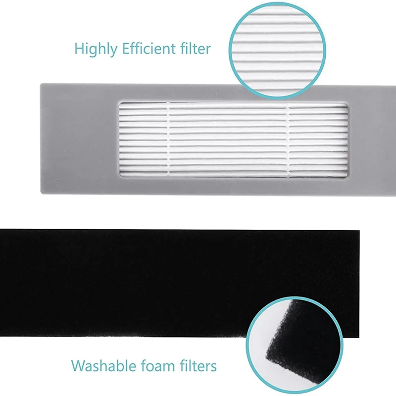 Roller Brush Filters Dust Bag Replacement Part Kit for Ecovacs Deebot OZMO T8 T8 AIVI Robot Vacuum Cleaner Accessories
Roller Brush Filters Dust Bag Replacement Part Kit for Ecovacs Deebot OZMO T8 T8 AIVI Robot Vacuum Cleaner Accessories