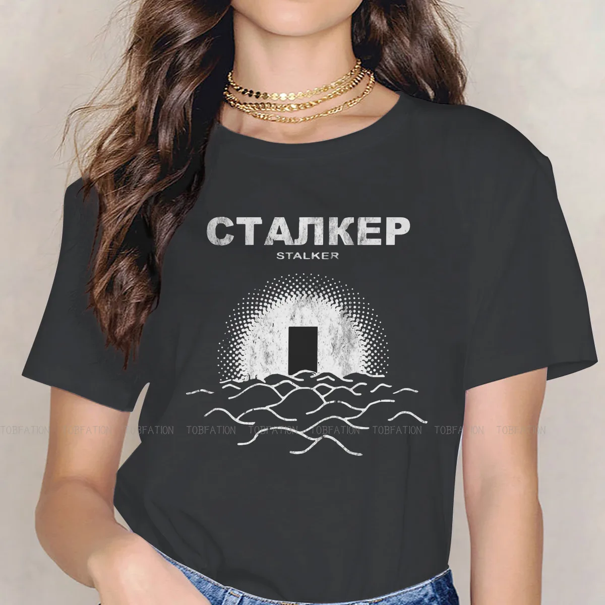 Stalker 1979 Film Women T Shirt Cool Female Tops Harajuku Funny Tees Ladies 5XL Cotton Tshirt
Stalker 1979 Film Women T Shirt Cool Female Tops Harajuku Funny Tees Ladies 5XL Cotton Tshirt