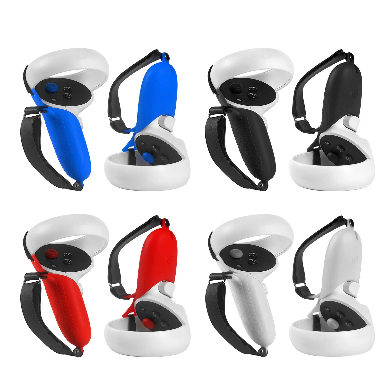 Handle Controller Silicone Grip Cover VR Accessories For Oculus Quest VR 2 Protection Cover With Handle Strap For Quest2
Handle Controller Silicone Grip Cover VR Accessories For Oculus Quest VR 2 Protection Cover With Handle Strap For Quest2