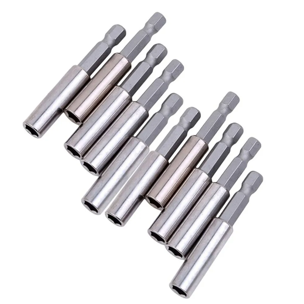 Extension Extender Screwdriver Drill Bits Hex Shank Magnetic Chuck Carbon Steel 10pcs/set Professional 1/4" Tips Holder
Extension Extender Screwdriver Drill Bits Hex Shank Magnetic Chuck Carbon Steel 10pcs/set Professional 1/4" Tips Holder