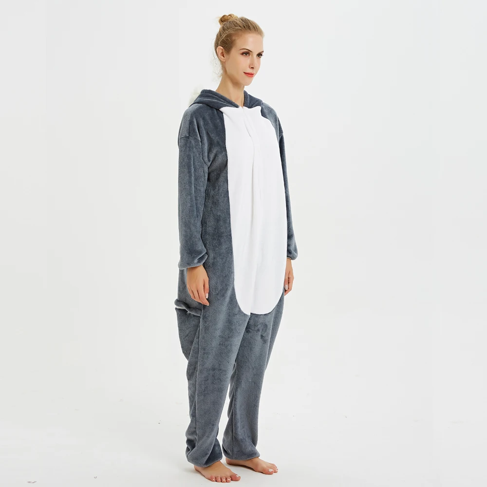 Wolf Animal Cartoon Funny One-Piece Pajamas Unisex Adult Cosplay Onesies Grey Hooded Sleepwear Women Christmas Halloween Costume
Wolf Animal Cartoon Funny One-Piece Pajamas Unisex Adult Cosplay Onesies Grey Hooded Sleepwear Women Christmas Halloween Costume
