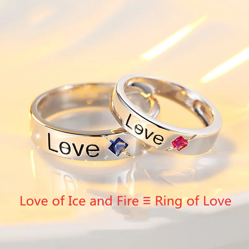 English Letter Open Couple Rings For Men And Women, A Pair Of Fashion Crystal-Studded Zircon Rings LOVE Couple Rings
English Letter Open Couple Rings For Men And Women, A Pair Of Fashion Crystal-Studded Zircon Rings LOVE Couple Rings