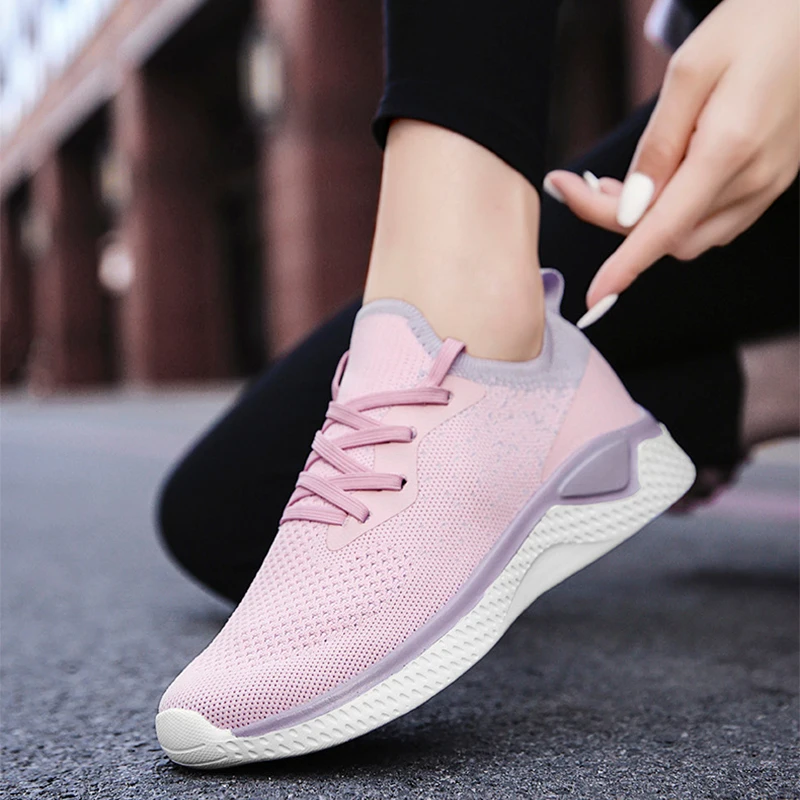 Summer Shoes for Women Fashion Flywoven Mesh Women's Sports Shoes Soft Breathable Lightweight Sneaker Woman zapatillas mujer
Summer Shoes for Women Fashion Flywoven Mesh Women's Sports Shoes Soft Breathable Lightweight Sneaker Woman zapatillas mujer