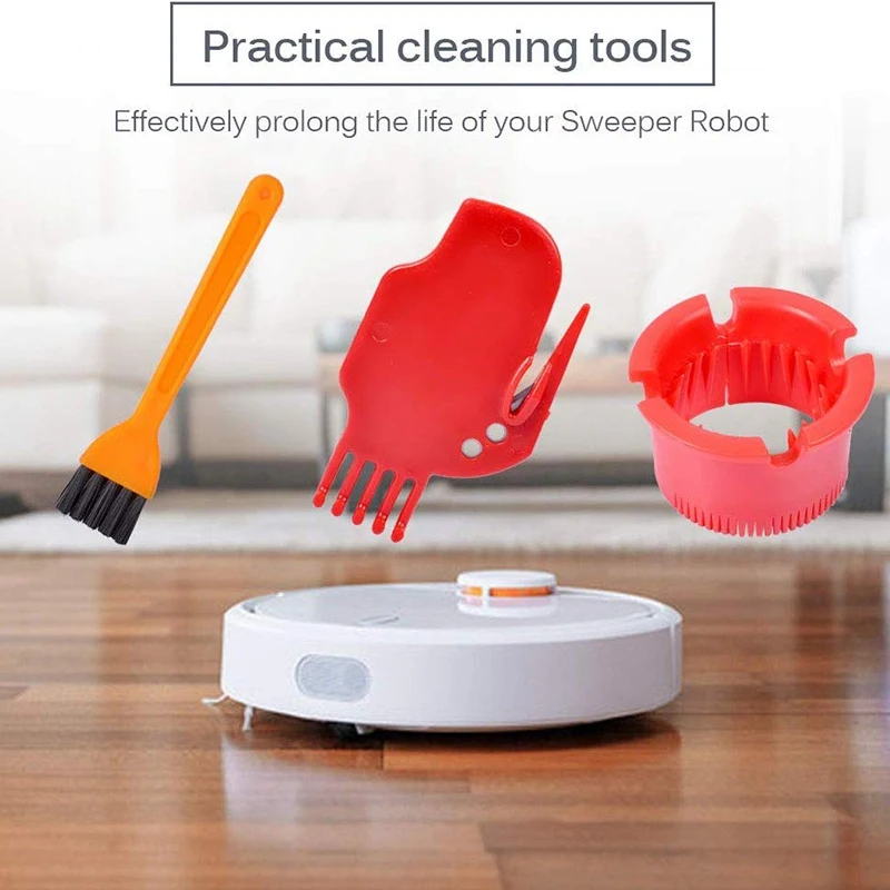 AD-Accessory Kit for Xiaomi Mijia Roborock E35 E25 E20 S50 S6 S51 Roborock with 4 Hepa Filters, 2 Main Brushes, 6 Side Brushes,
AD-Accessory Kit for Xiaomi Mijia Roborock E35 E25 E20 S50 S6 S51 Roborock with 4 Hepa Filters, 2 Main Brushes, 6 Side Brushes,