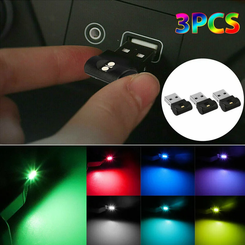 3pcs 7 Colors Mini USB Light USB Car Light Control LED Modeling Light Car Ambient Light Interior Light Decorative Lamp Lights
3pcs 7 Colors Mini USB Light USB Car Light Control LED Modeling Light Car Ambient Light Interior Light Decorative Lamp Lights