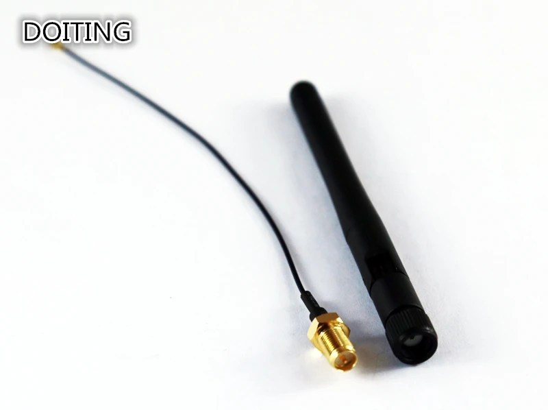 Антенна Wi-Fi с кабелем SMA 3DBI Gain, антенны U.FL Для Arduino CC3000 ESP8266, для головного беспроводного внешнего модуля антенны
Антенна Wi-Fi с кабелем SMA 3DBI Gain, антенны U.FL Для Arduino CC3000 ESP8266, для головного беспроводного внешнего модуля антенны