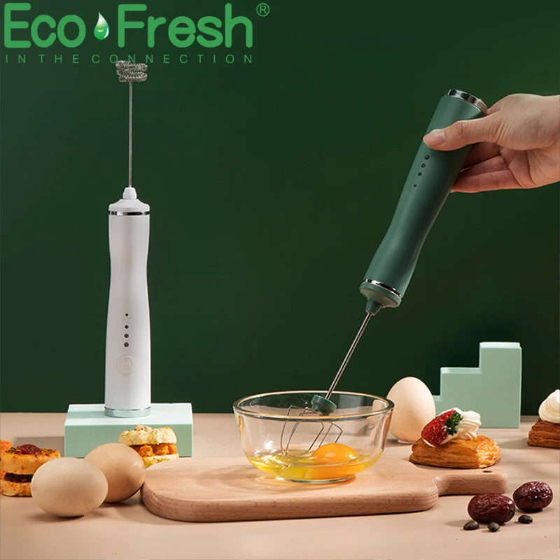 Электрический ручной блендер Ecofresh для вспенивания молока с зарядным устройством USB, устройство для создания пузырей, венчик, миксер для коф...
Электрический ручной блендер Ecofresh для вспенивания молока с зарядным устройством USB, устройство для создания пузырей, венчик, миксер для коф...