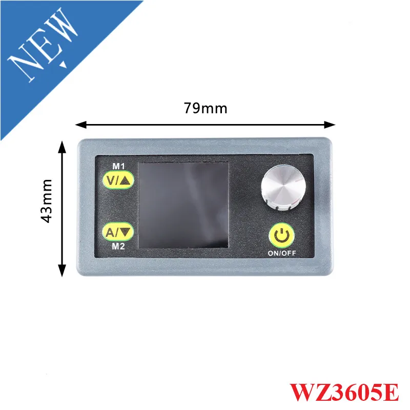 WZ3605E DC понижающий преобразователь постоянного тока, модуль источника питания CC CV, регулируемый фотоамперметр, 36 В, 5 А, 80 Вт, новинка
WZ3605E DC понижающий преобразователь постоянного тока, модуль источника питания CC CV, регулируемый фотоамперметр, 36 В, 5 А, 80 Вт, новинка