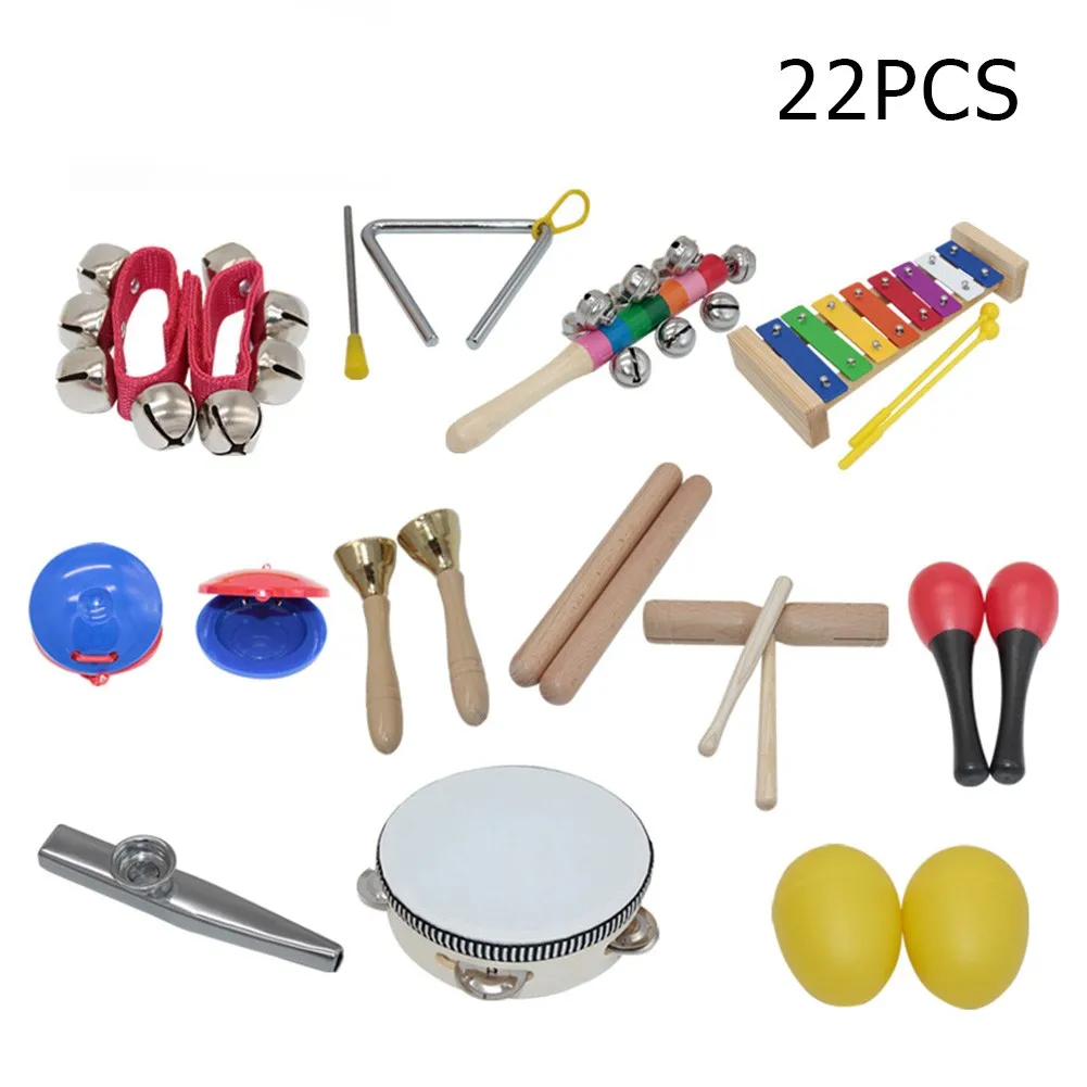 12pcs Children Beginner Percussion Musical Toy Backpack Set Musical Instrument Rhythm Cognitive Early Education Educational Gift
12pcs Children Beginner Percussion Musical Toy Backpack Set Musical Instrument Rhythm Cognitive Early Education Educational Gift