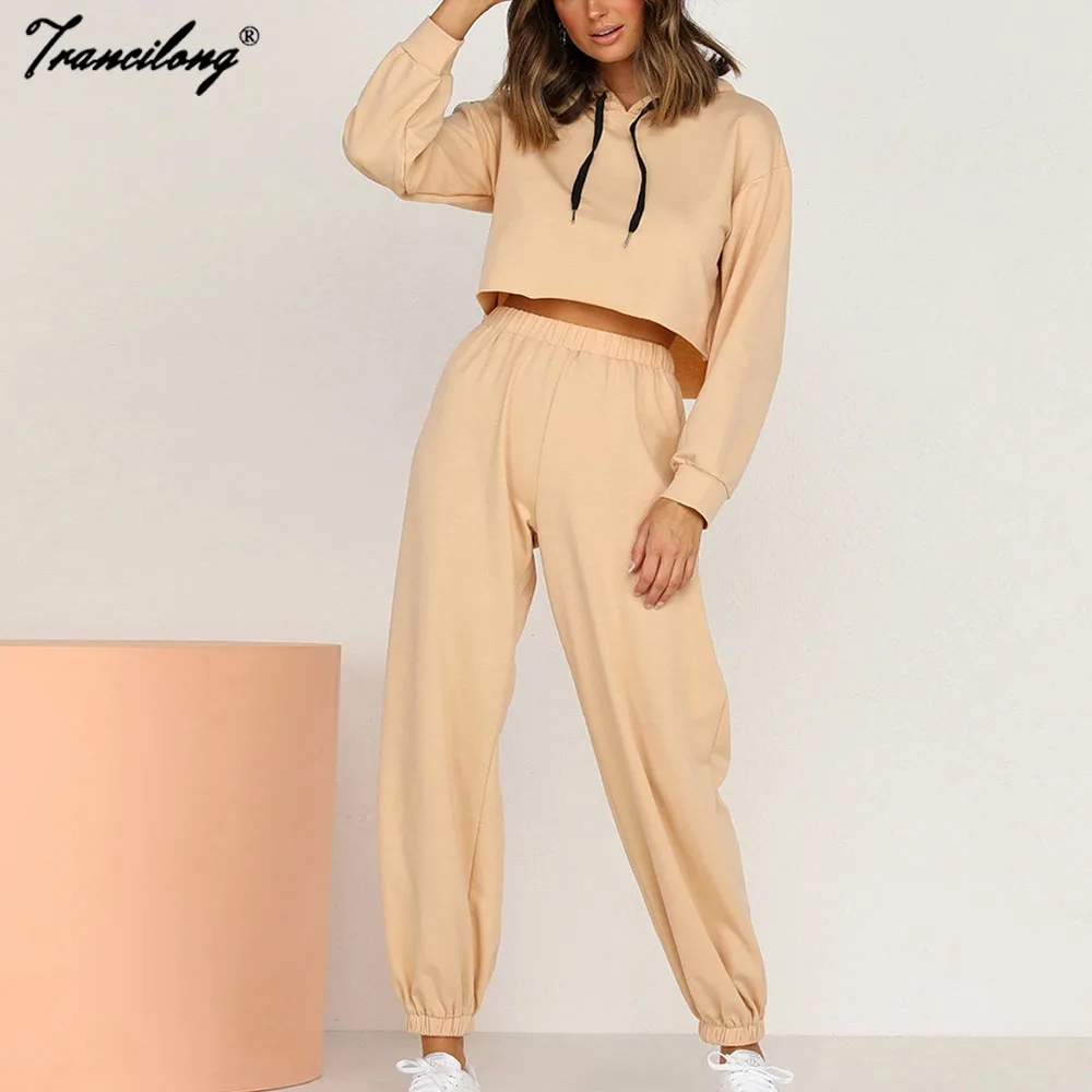 Conjunto Mujer Casual Hooded Two Piece Set Crop Tops And Pants 2 Piece Outfits Fashion Sports Tracksuits Women Lounge Wear Suits
Conjunto Mujer Casual Hooded Two Piece Set Crop Tops And Pants 2 Piece Outfits Fashion Sports Tracksuits Women Lounge Wear Suits