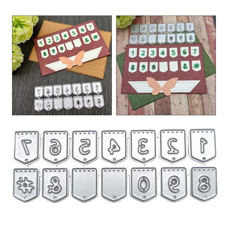 0-9 Number Flag Metal Cutting Dies Stencil DIY Scrapbooking Embossing Template
0-9 Number Flag Metal Cutting Dies Stencil DIY Scrapbooking Embossing Template