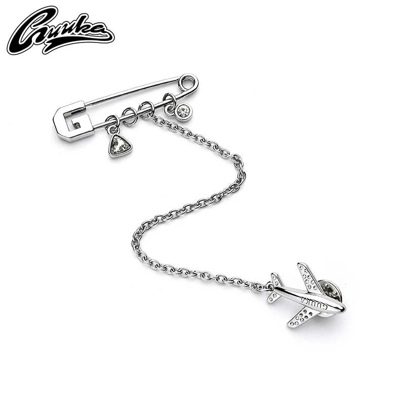 GUUKA Tidal aircraft chain brooch ins Lilu repair the same hip-hop couple pin brooch japanese series
GUUKA Tidal aircraft chain brooch ins Lilu repair the same hip-hop couple pin brooch japanese series