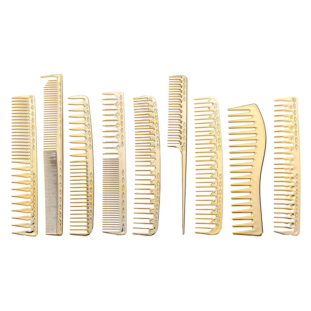 Professional Plastic Heat Resistant Salon Black Metal Pin Tail Antistatic Comb Hard Carbon Cutting Comb Hair Trimmer Brushes
Professional Plastic Heat Resistant Salon Black Metal Pin Tail Antistatic Comb Hard Carbon Cutting Comb Hair Trimmer Brushes