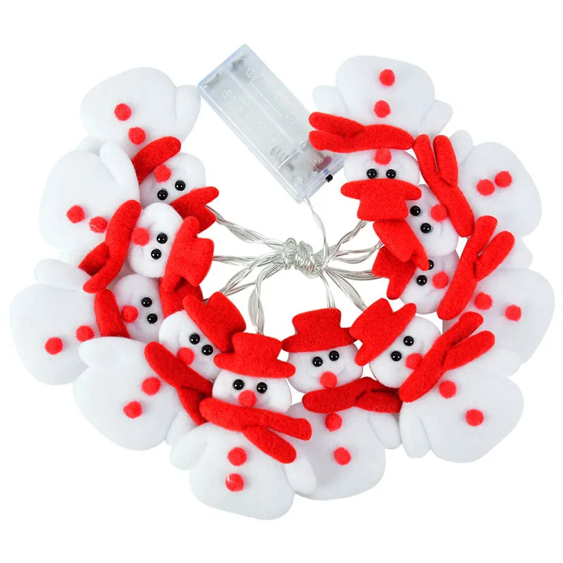 1.65M 10LED Snowman Light String Christmas Tree Garland Hanging Ornament Holiday Party Home New Year Navidad Decoration
1.65M 10LED Snowman Light String Christmas Tree Garland Hanging Ornament Holiday Party Home New Year Navidad Decoration