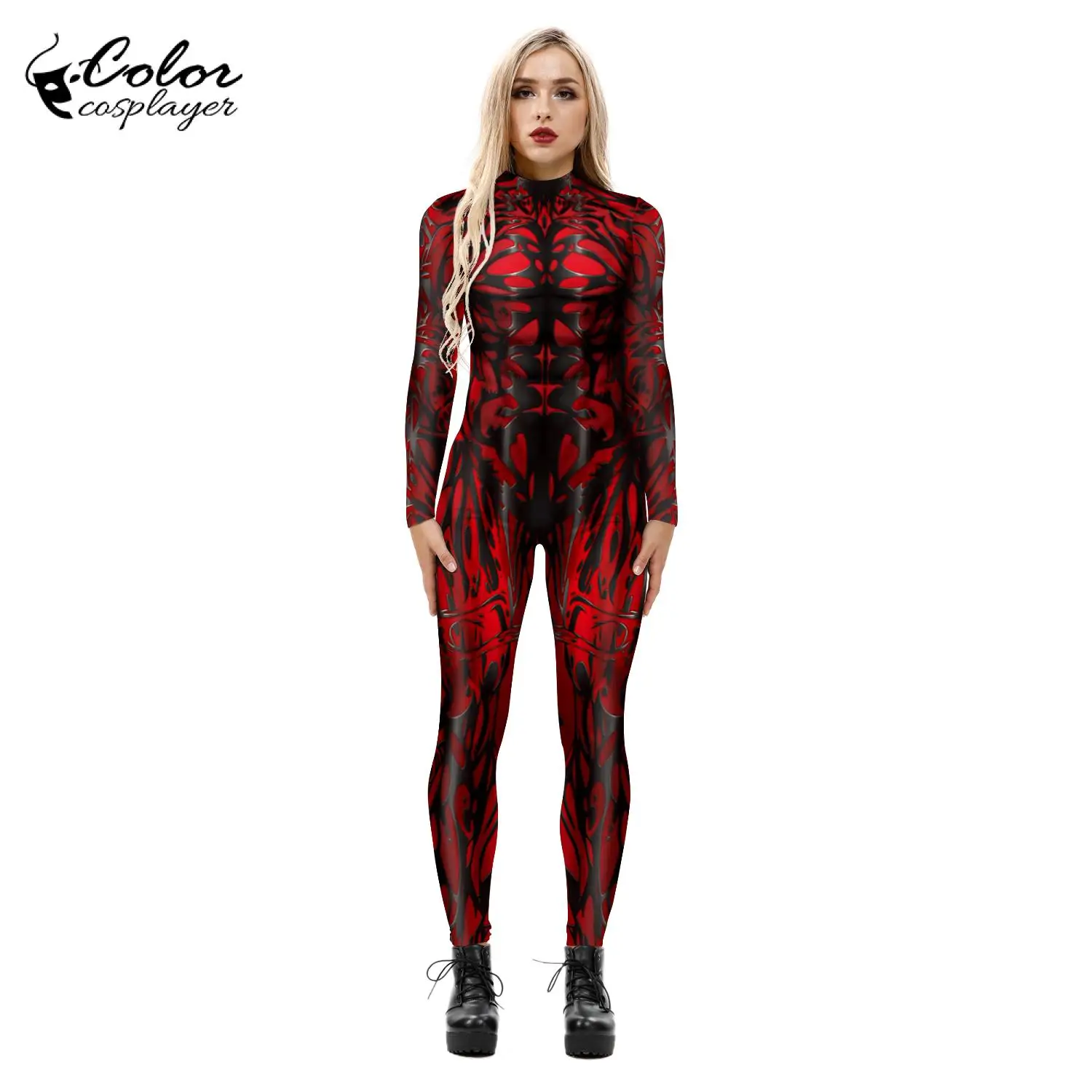 Color Cosplay Red Spider Cosplay Costume Halloween Zentai Bodysuit Suit Jumpsuits Woman Adults Carnival Bodysuit
Color Cosplay Red Spider Cosplay Costume Halloween Zentai Bodysuit Suit Jumpsuits Woman Adults Carnival Bodysuit