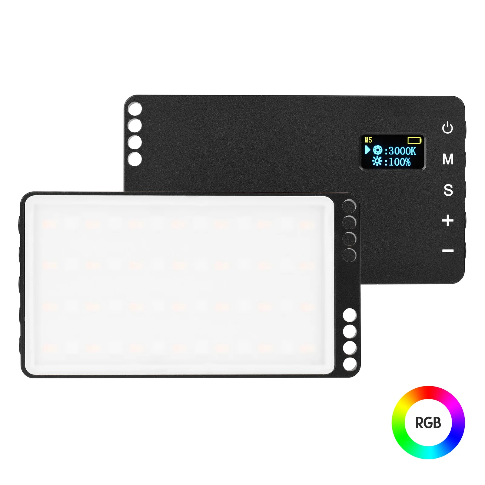 RGB Photo Studio LED Video Light Photography Lamp Bi-color Temperature 3000K-6500K Dimmable Brightness Multiple Lighting Effects
RGB Photo Studio LED Video Light Photography Lamp Bi-color Temperature 3000K-6500K Dimmable Brightness Multiple Lighting Effects