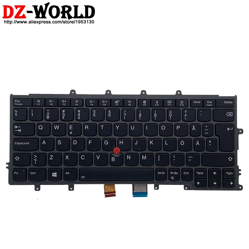New Original SE FI Swedish Finnish Backlit Keyboard for Lenovo Thinkpad X270 A275 X260 X250 X240 X240S X230S Laptop 01EP087
New Original SE FI Swedish Finnish Backlit Keyboard for Lenovo Thinkpad X270 A275 X260 X250 X240 X240S X230S Laptop 01EP087