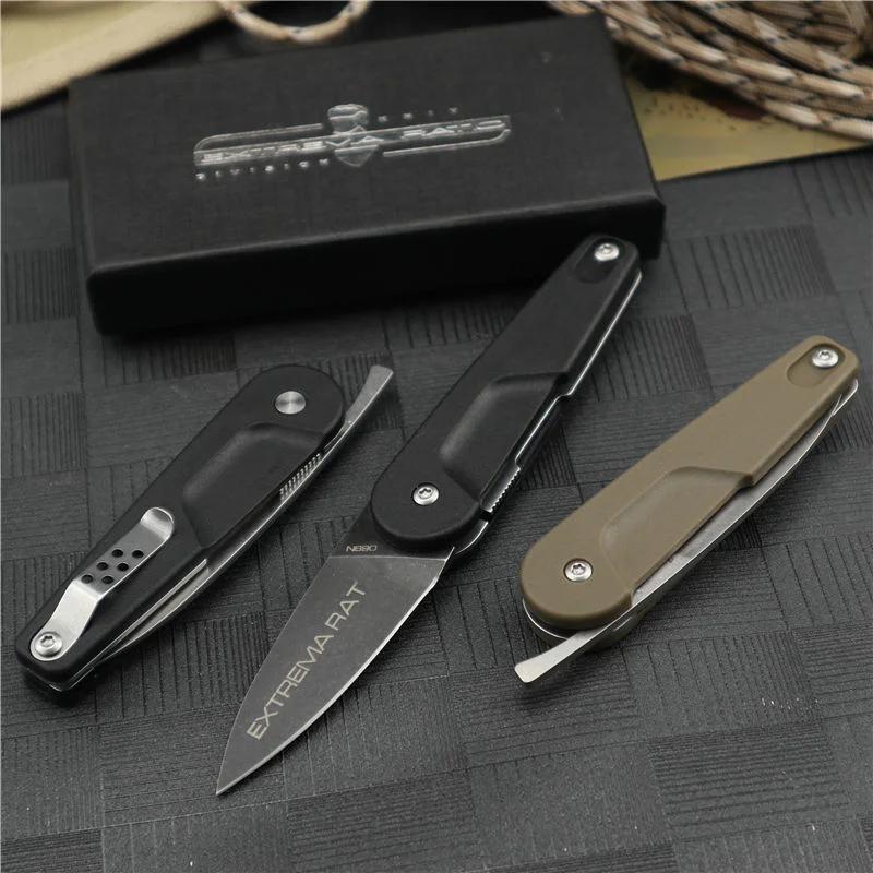 Limit Ratio Pocket Portable Outdoor N690 Steel Fixed Folding Knife Black + Desert Nylon Handle Camping Survival Rescue EDC Tool
Limit Ratio Pocket Portable Outdoor N690 Steel Fixed Folding Knife Black + Desert Nylon Handle Camping Survival Rescue EDC Tool