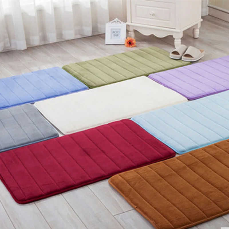 High-quality Thick Coral Fleece Entry-level Carpet Vertical Stripes Memory Foam Bathroom Toilet Foot-absorbent Non-slip Mat
High-quality Thick Coral Fleece Entry-level Carpet Vertical Stripes Memory Foam Bathroom Toilet Foot-absorbent Non-slip Mat