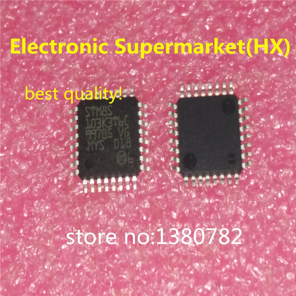 Free Shipping (20pcs-100pcs) STM8S103K3T6C STM8S103K3T6 STM8S103 QFP-32 IC In stock!
Free Shipping (20pcs-100pcs) STM8S103K3T6C STM8S103K3T6 STM8S103 QFP-32 IC In stock!
