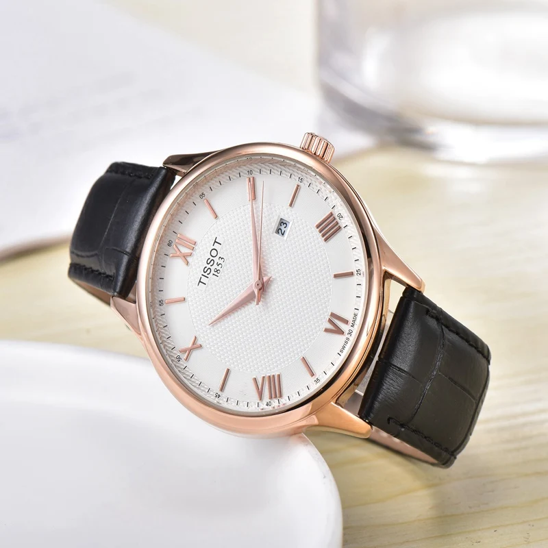 Tissot- Luxury Brand quartz women Watches Quartz Watch Stainless Steel Strap wristwatch classic business dress men watch 554
Tissot- Luxury Brand quartz women Watches Quartz Watch Stainless Steel Strap wristwatch classic business dress men watch 554