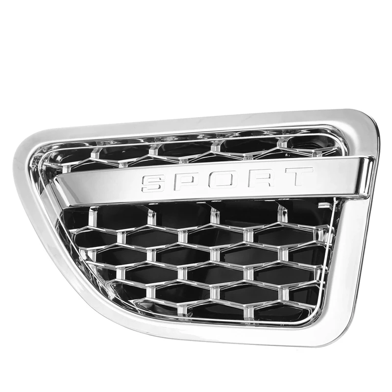 2X Car Side Vent Grille Grill Tuning Air Side Vent Grille Grid Outlet for Land Rover Range Rover Sport 2005-2009 Chrome
2X Car Side Vent Grille Grill Tuning Air Side Vent Grille Grid Outlet for Land Rover Range Rover Sport 2005-2009 Chrome