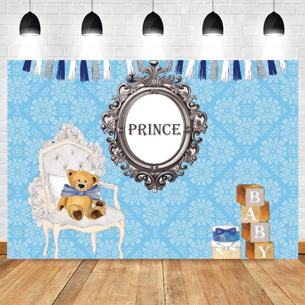 Yeele Blue Prince Baby Shower Birthday Portrait Backdrop Photographic Plush Teddy Bear Background Photography For Photo Studio
Yeele Blue Prince Baby Shower Birthday Portrait Backdrop Photographic Plush Teddy Bear Background Photography For Photo Studio