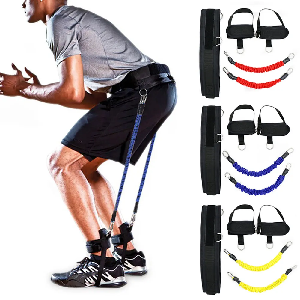 2x15LBS Latex Bounce Trainer Resistance Band Adjustable Waist Belt Ankle Strap Set Squat Strength Hip Leg Training Rope
2x15LBS Latex Bounce Trainer Resistance Band Adjustable Waist Belt Ankle Strap Set Squat Strength Hip Leg Training Rope