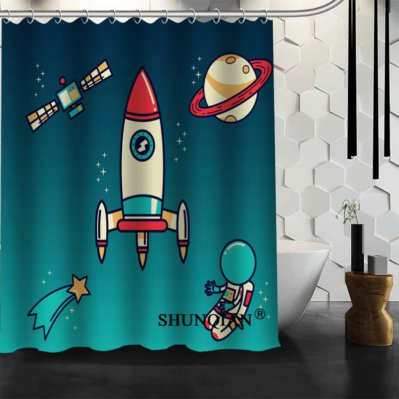 ShunQian Space Universe Shower Curtain Polyester Fabric Bath Screens Curtains For Bathroom 3D Waterproof Bath Curtain Hook
ShunQian Space Universe Shower Curtain Polyester Fabric Bath Screens Curtains For Bathroom 3D Waterproof Bath Curtain Hook