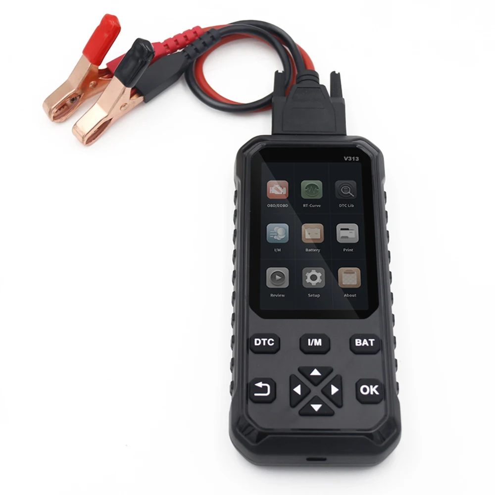 V313 Code Reader Scan for 12V Car Battery Tester 2in1 OBD OBD2 Car Diagnostic Auto Tool V313 ODB2 Car Code Reader
V313 Code Reader Scan for 12V Car Battery Tester 2in1 OBD OBD2 Car Diagnostic Auto Tool V313 ODB2 Car Code Reader