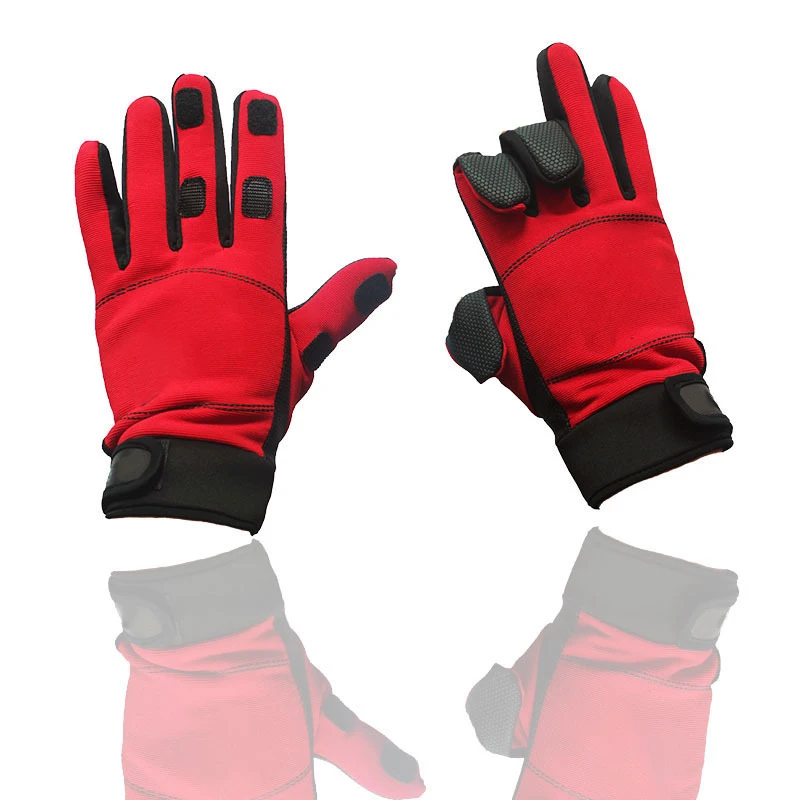 Fishing Gloves Three Or Two Fingers Cut Anti-Slip Climbing Glove Women Men Outdoor Fish Fishing Anti-Slip Angling SBR Gloves
Fishing Gloves Three Or Two Fingers Cut Anti-Slip Climbing Glove Women Men Outdoor Fish Fishing Anti-Slip Angling SBR Gloves